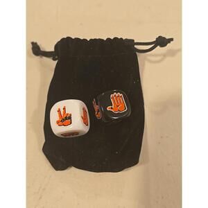 Rock Paper Scissors Dice Game With Velvet Bag Loot Crate